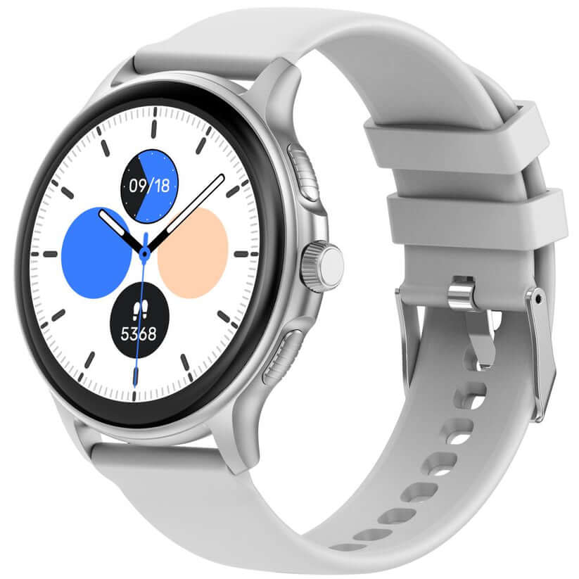 Reloj inteligente barato y deportivo, en varios colores y con una pantalla Amoled HD. Funciones de salud y más de 100 modos deprtivos. Color gris grey