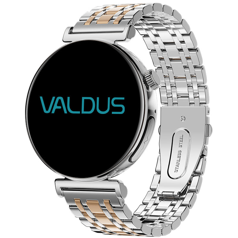 VL45 PRO: Smartwatch elegante y sofisticado, acabados premium. Monitoreo de salud, control de lípidos en sangre y ácido úrico.