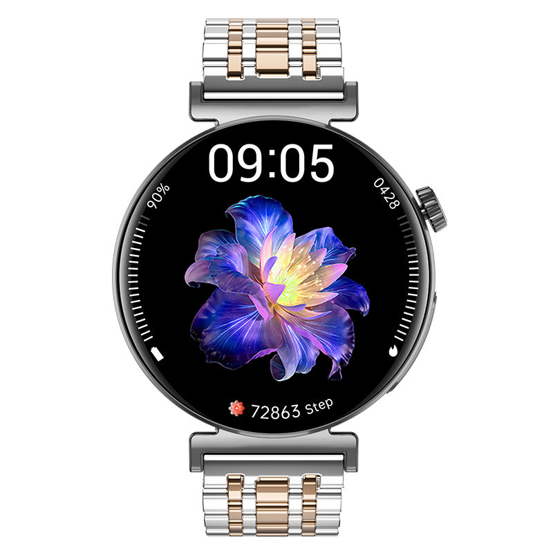 VL45 PRO: Smartwatch elegante y sofisticado, acabados premium. Monitoreo de salud, control de lípidos en sangre y ácido úrico.