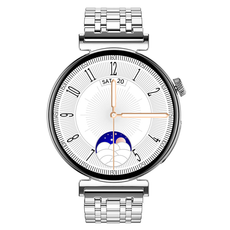 VL45 PRO: Smartwatch elegante y sofisticado, acabados premium. Monitoreo de salud, control de lípidos en sangre y ácido úrico.