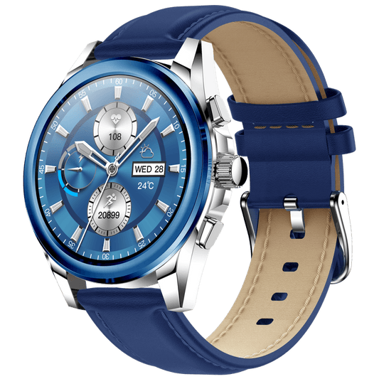 El VS45 es un reloj inteligente de corte clasico y elegante para las ocasiones distinguidas. Incorpoa todas las funcionalidades de un smartwatch y la elegancia de un reloj analógico