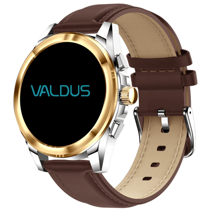 El VS45 es un reloj inteligente de corte clasico y elegante para las ocasiones distinguidas. Incorpoa todas las funcionalidades de un smartwatch y la elegancia de un reloj analógico